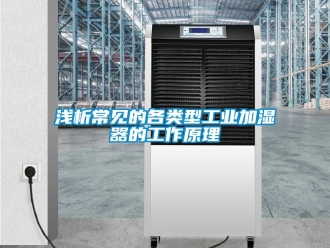 企业新闻浅析常见的各类型工业加湿器的工作原理