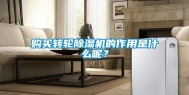 购买转轮除湿机的作用是什么呢？