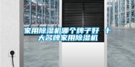 家用除湿机哪个牌子好 十大名牌家用除湿机
