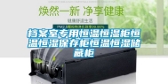 档案室专用恒温恒湿柜恒温恒湿保存柜恒温恒湿储藏柜