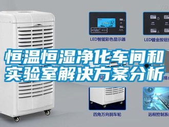 知识百科恒温恒湿净化车间和实验室解决方案分析
