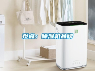 行业新闻观点：除湿机品牌