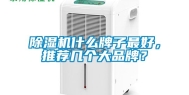 除湿机什么牌子最好，推荐几个大品牌？