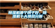 除湿机哪个牌子好，除湿机十大排名分析