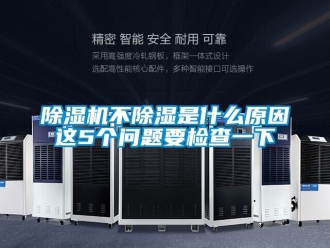 企业新闻除湿机不除湿是什么原因这5个问题要检查一下