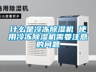 行业新闻什么是冷冻除湿机 使用冷冻除湿机需要注意的问题