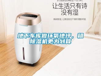 企业新闻地下车库做环氧地坪，租除湿机更为划算