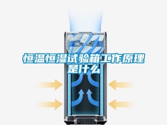 知识百科恒温恒湿试验箱工作原理是什么