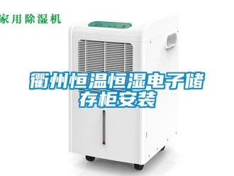 知识百科衢州恒温恒湿电子储存柜安装