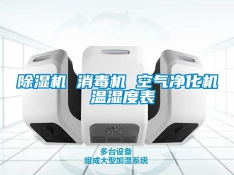 企业新闻除湿机 消毒机 空气净化机 温湿度表