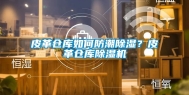 皮革仓库如何防潮除湿？皮革仓库除湿机
