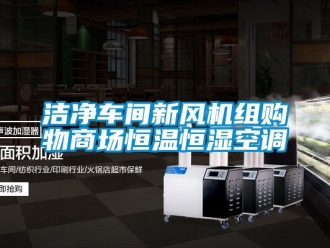 知识百科洁净车间新风机组购物商场恒温恒湿空调