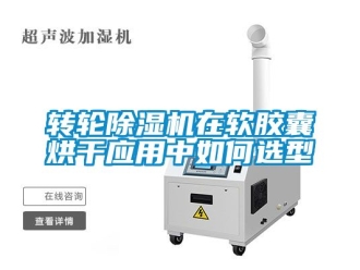 常见问题转轮除湿机在软胶囊烘干应用中如何选型