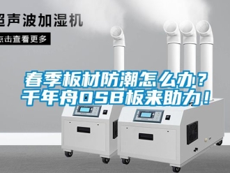 企业新闻春季板材防潮怎么办？千年舟OSB板来助力！