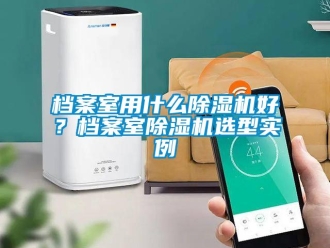 企业新闻档案室用什么除湿机好？档案室除湿机选型实例