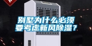 别墅为什么必须要考虑新风除湿？