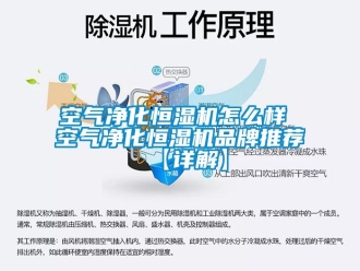 知识百科空气净化恒湿机怎么样 空气净化恒湿机品牌推荐【详解】