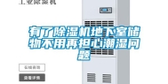 有了除湿机地下室储物不用再担心潮湿问题