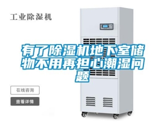 行业新闻有了除湿机地下室储物不用再担心潮湿问题