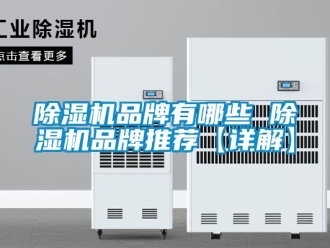 企业新闻除湿机品牌有哪些 除湿机品牌推荐【详解】