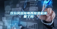双台风登陆粤西除湿机准备了吗