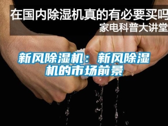 常见问题新风除湿机：新风除湿机的市场前景