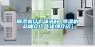 除湿机什么牌子好 除湿机品牌介绍【详细介绍】
