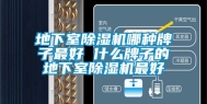 地下室除湿机哪种牌子最好 什么牌子的地下室除湿机最好