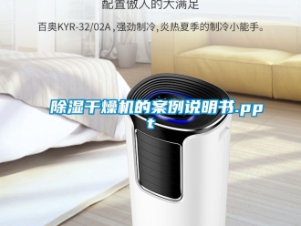 企业新闻除湿干燥机的案例说明书.ppt