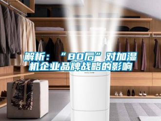 行业新闻解析：“80后”对加湿机企业品牌战略的影响