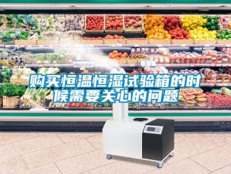 知识百科购买恒温恒湿试验箱的时候需要关心的问题