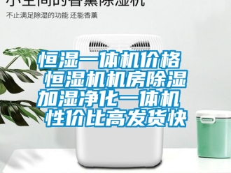 企业新闻恒湿一体机价格 恒湿机机房除湿加湿净化一体机 性价比高发货快