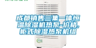 成都销售三集一体恒温除湿机热泵-价格,柜式除湿热泵机组