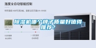 除湿机哪个牌子质量好值得推荐？