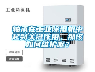 常见问题轴承在工业除湿机中起到关键作用，那该如何维护呢？