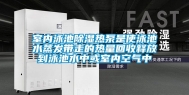 室内泳池除湿热泵是使泳池水蒸发带走的热量回收释放到泳池水中或室内空气中
