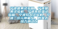 宁波盐雾试验箱，宁波盐雾试验机，宁波高低温试验箱，宁波拉力试验机，宁波二次元测量仪，数显式扭力测试仪