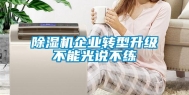 除湿机企业转型升级不能光说不练