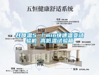 常见问题升降温5℃／min快速温变试验机 高低温试验箱