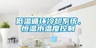 低温循环冷却系统，恒温水温度控制