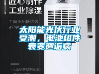 知识百科太阳能光伏行业受潮，电池组件衰变遭诟病