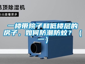 常见问题一楼带院子和低楼层的房子，如何防潮防蚊？（一）