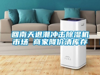 行业新闻回南天退潮冲击除湿机市场 商家降价清库存