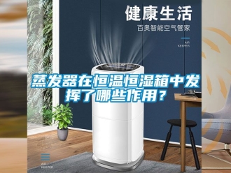 知识百科蒸发器在恒温恒湿箱中发挥了哪些作用？