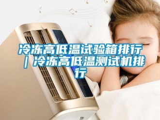 常见问题冷冻高低温试验箱排行｜冷冻高低温测试机排行