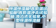 恒温恒湿箱,高低温试验箱,高低温冲击试验箱,步入式实验室,小型恒温恒湿箱