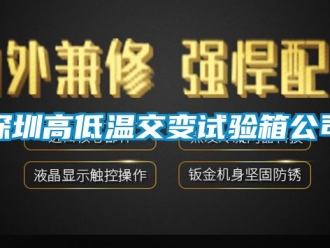常见问题深圳高低温交变试验箱公司