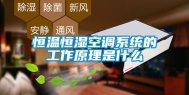 恒温恒湿空调系统的工作原理是什么