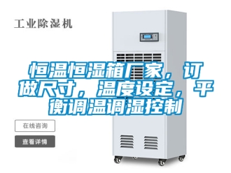 知识百科恒温恒湿箱厂家，订做尺寸，温度设定，平衡调温调湿控制