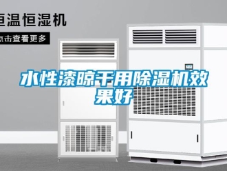 知识百科水性漆晾干用除湿机效果好